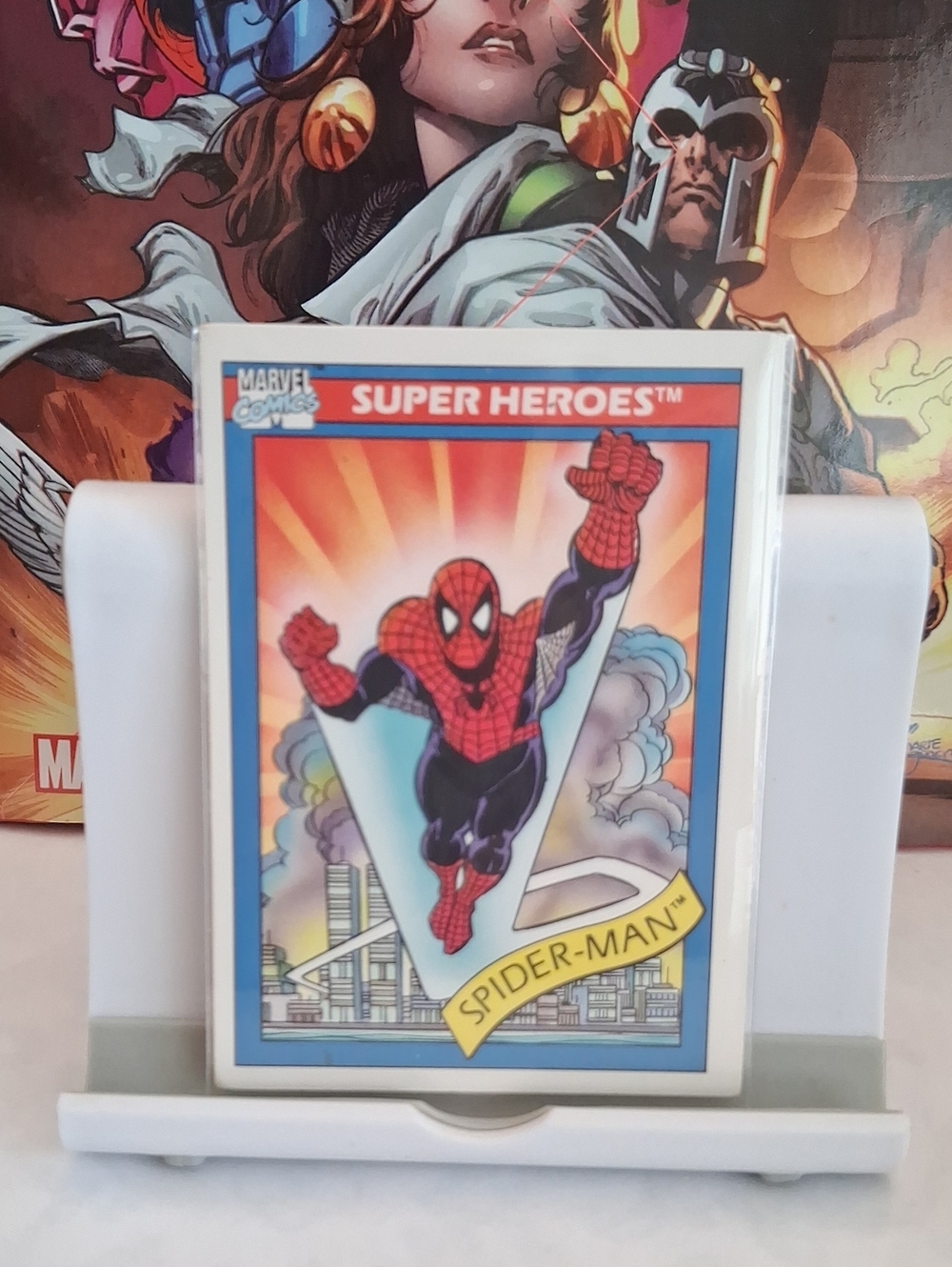 Marvel Spider-Man Card Deck with Red and Blue Artwork